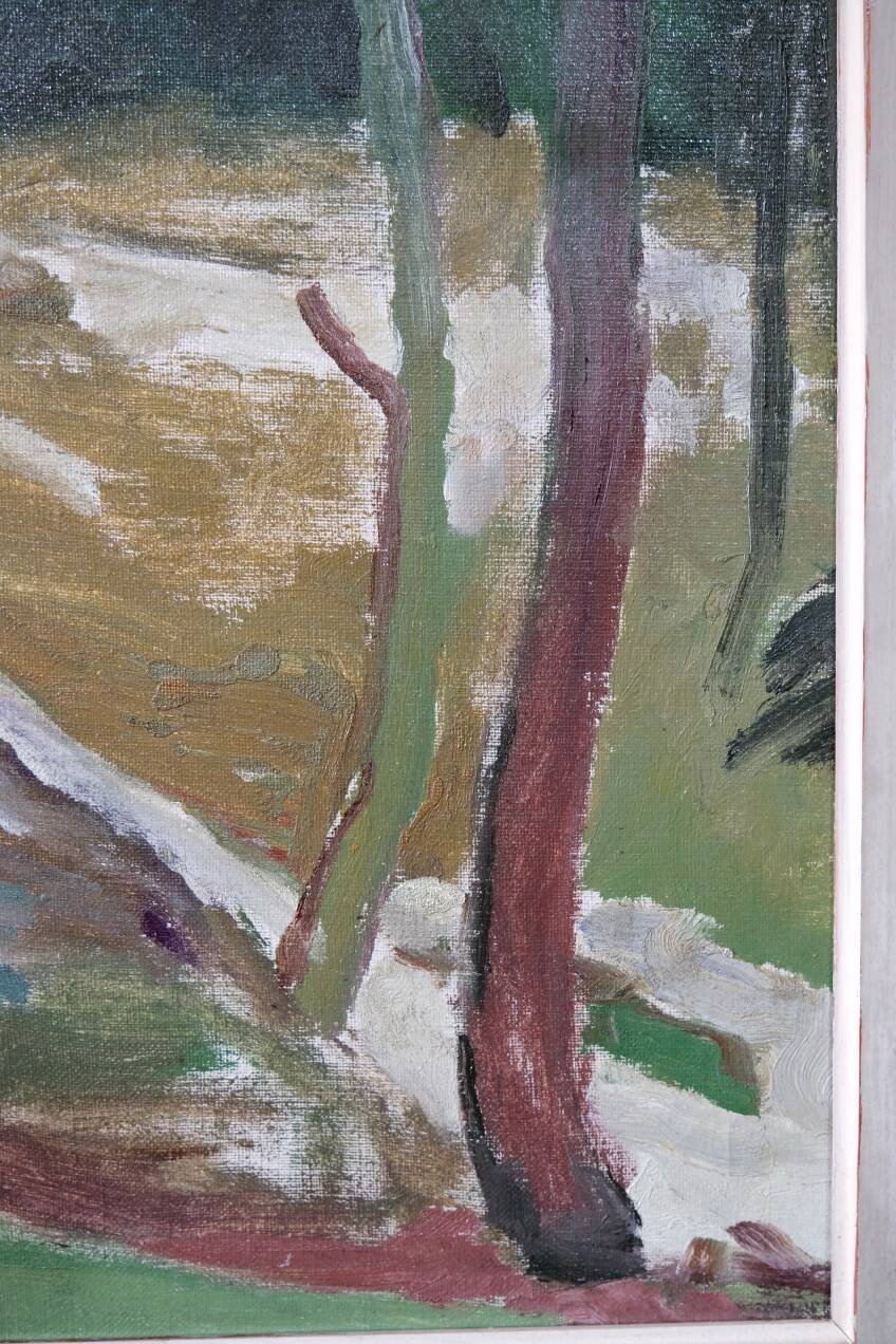 Hjalmar Lundström, Swedish Oil Painting, 1940s, Framed