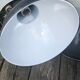 Industrial enamelled sheet metal hanging lamp