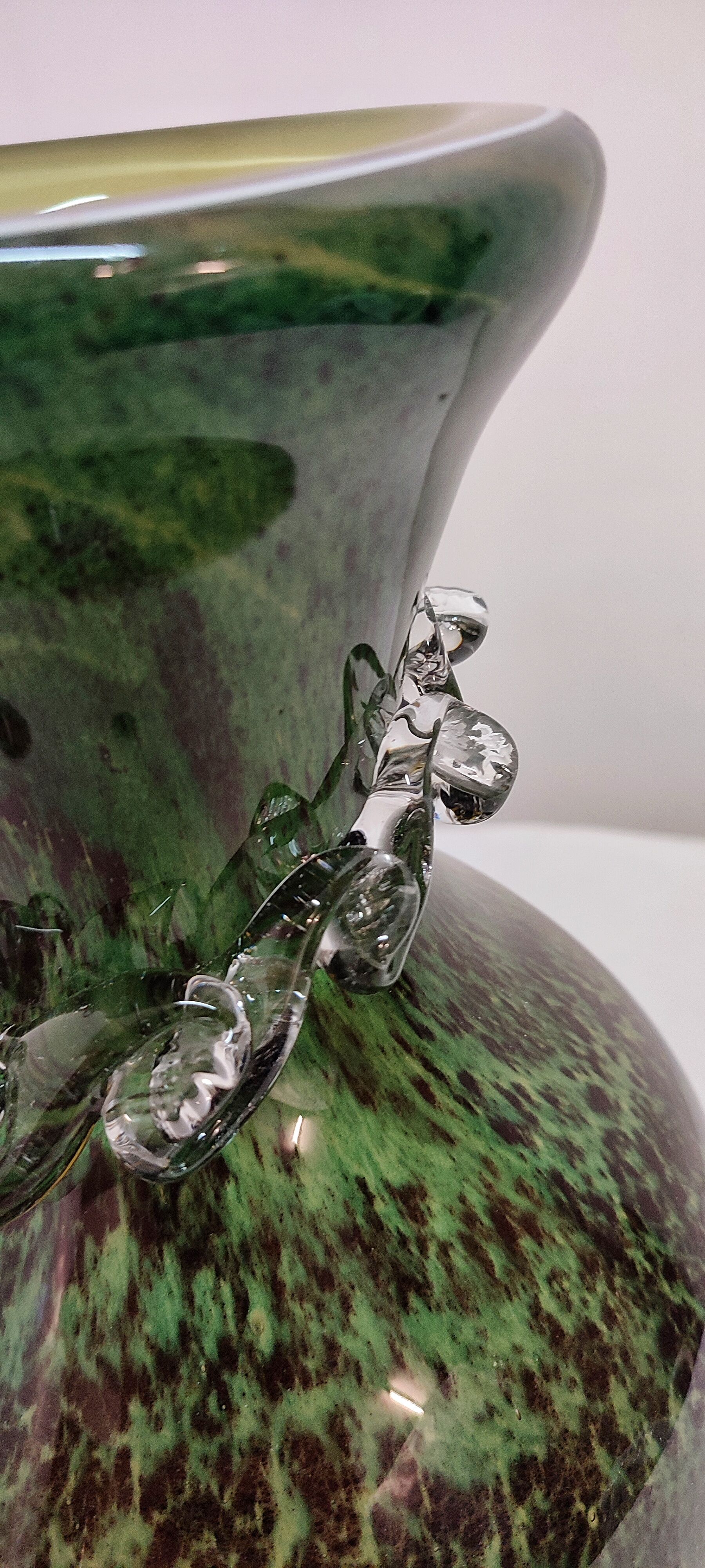 Murano glass vase. Italy, 1970s.