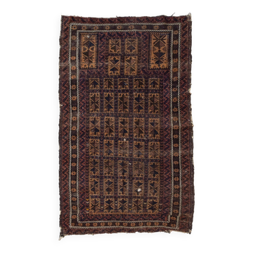 Baloutche antique - Tapis de prière tissé à la main