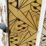 Old glass cabinet pharmacy cabinet