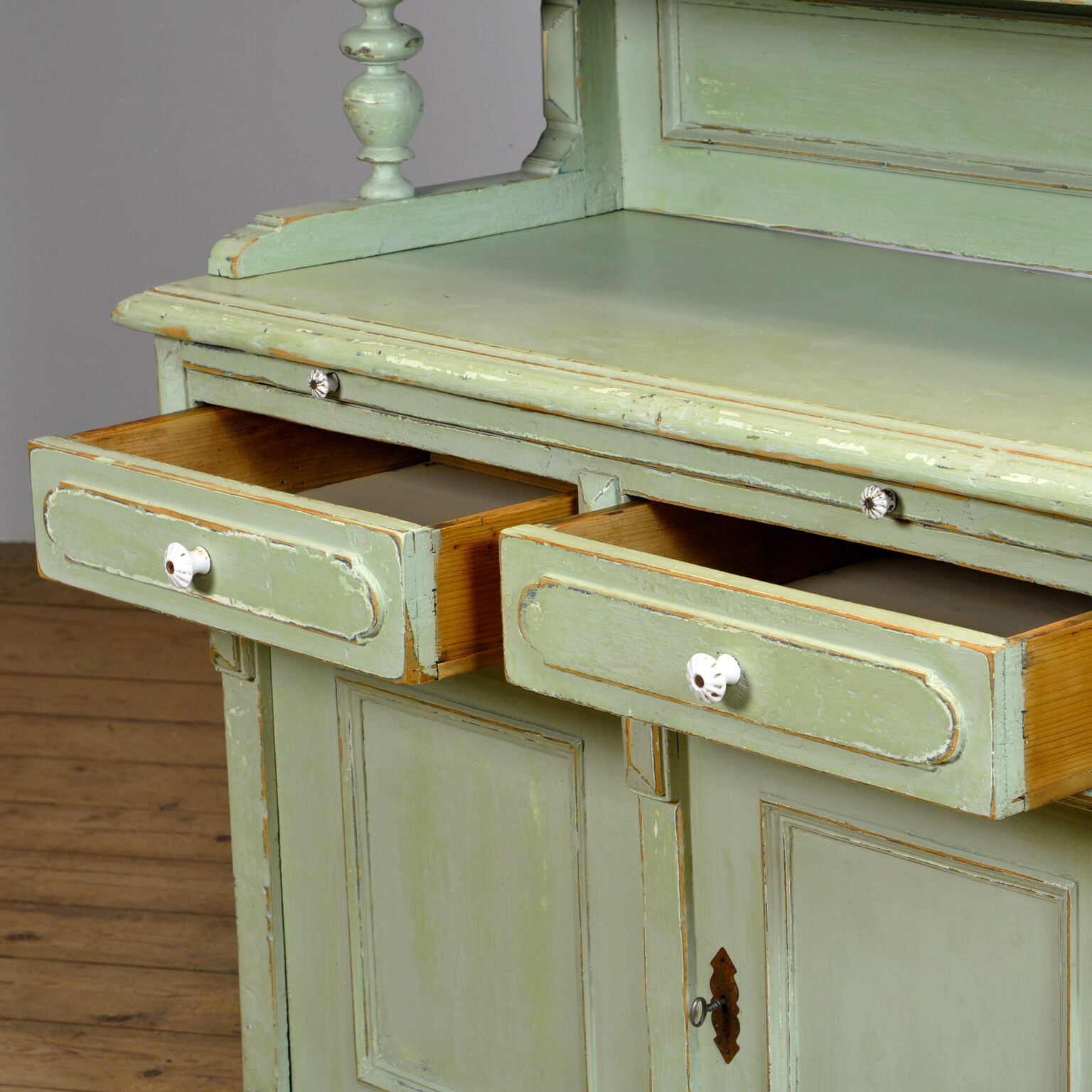 Solid Pine Kitchen Cupboard, 1920's