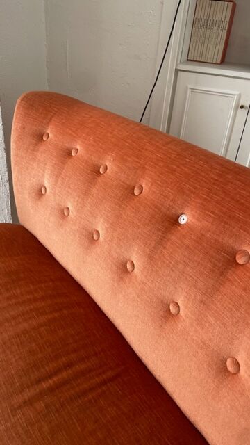 Sofa and 2 vintage armchairs