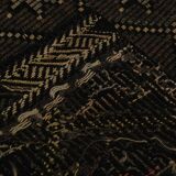 6x10 Brown Yellow Vintage Kilim Rug, 183x297Cm