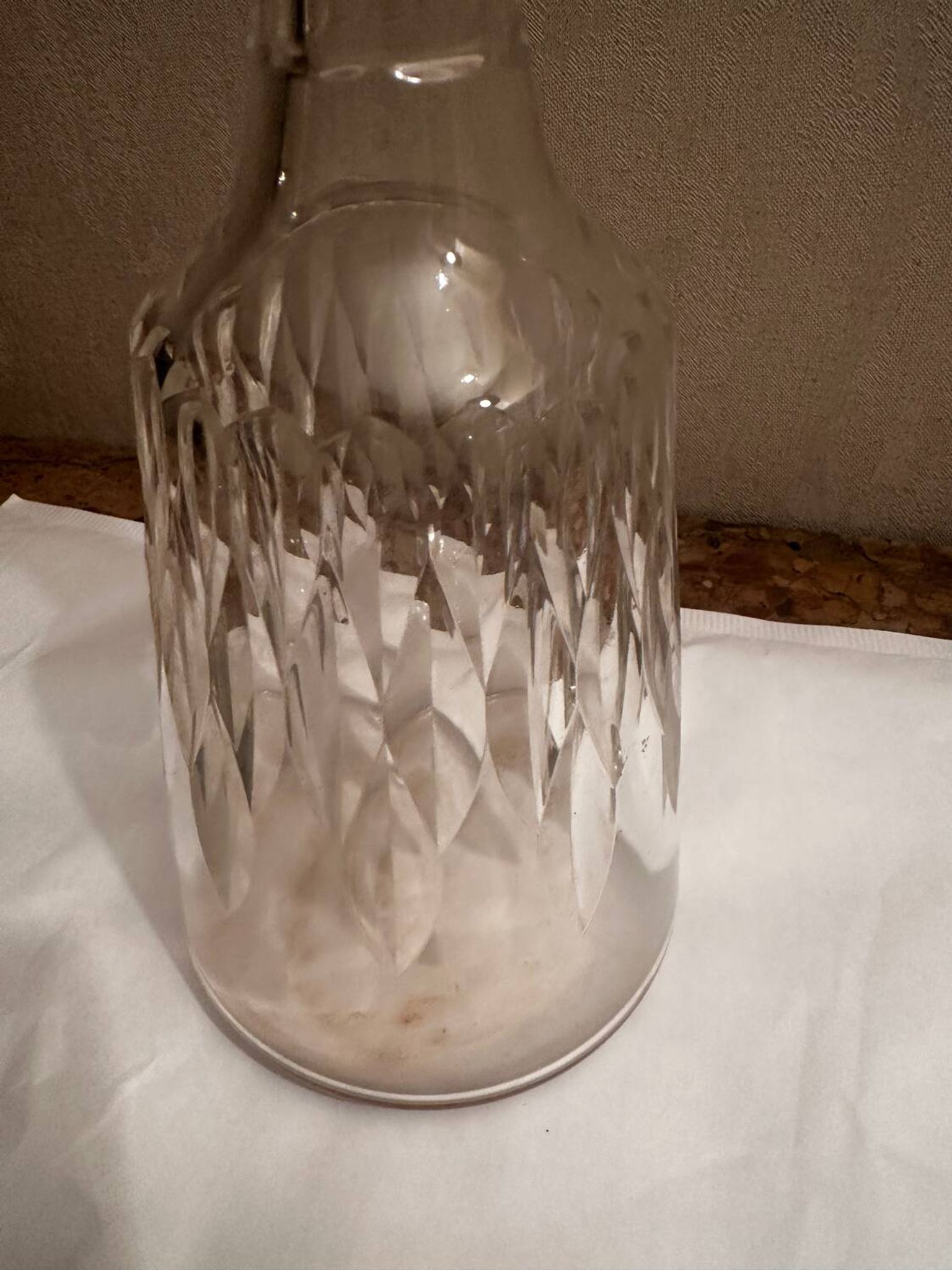 Carafe à Vin Cristal Baccarat Modèle Carcassonne estampillée