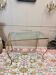 Table console en fer forgé doré circa 1950