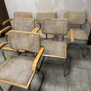Chaises Marcel Breuer B64 1970
