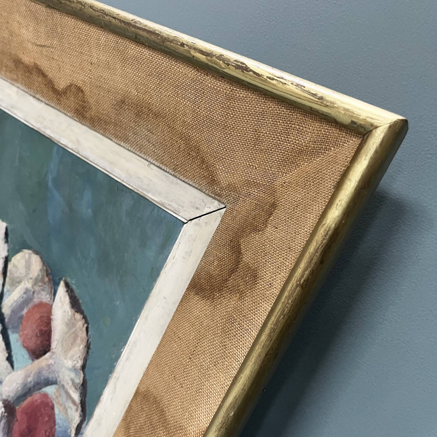 Tableau 30's "The Mushrooms" signed E.LEAS