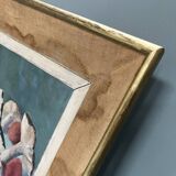 Tableau 30's "The Mushrooms" signed E.LEAS