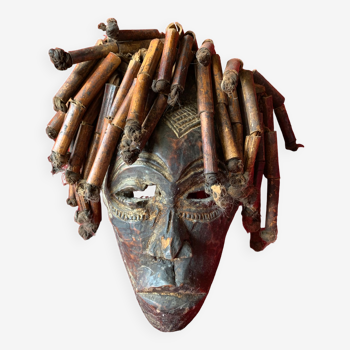 Ancient ceremonial mask of Congo