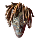 Ancien masque de cérémonie du Congo