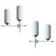 Pair of vintage architectural wall lights, 1960s