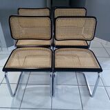 Suite of 4 chairs cesca B32 Marcel Breuer 1992