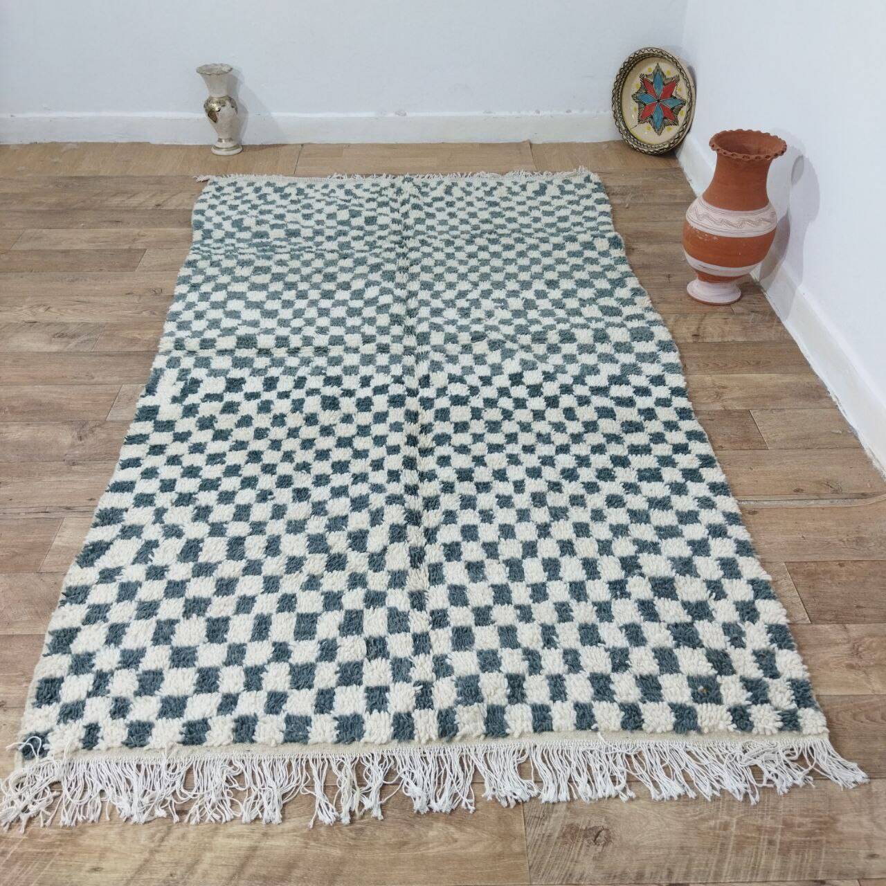 Handmade Moroccan Berber rug 250 x 144 cm