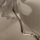 Par de lámparas de mesa de cristal de Murano. Italia,1970s.