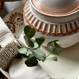 Glazed stoneware bonbonnière