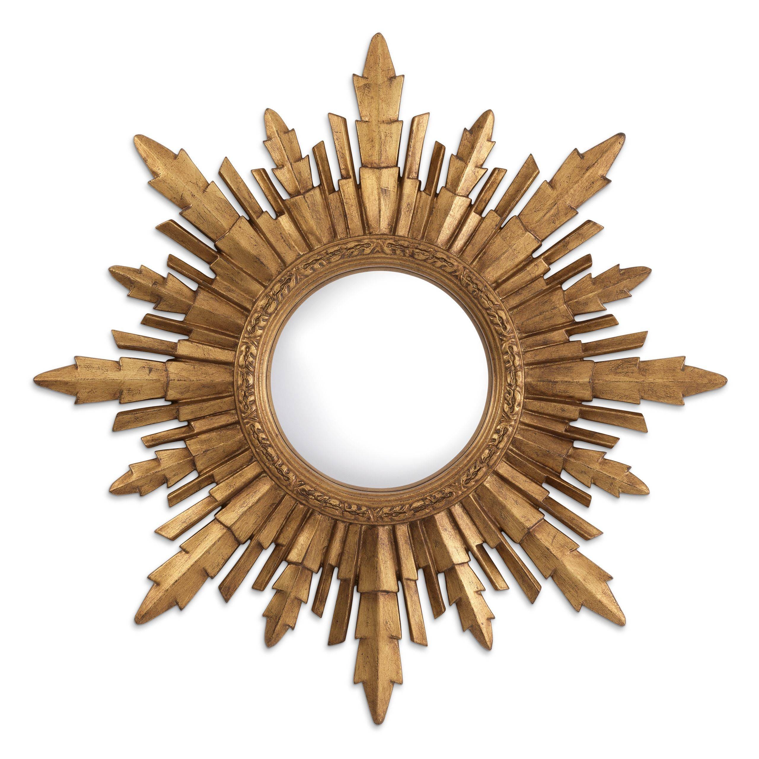 Golden witch eye mirror form sun diameter 70cm