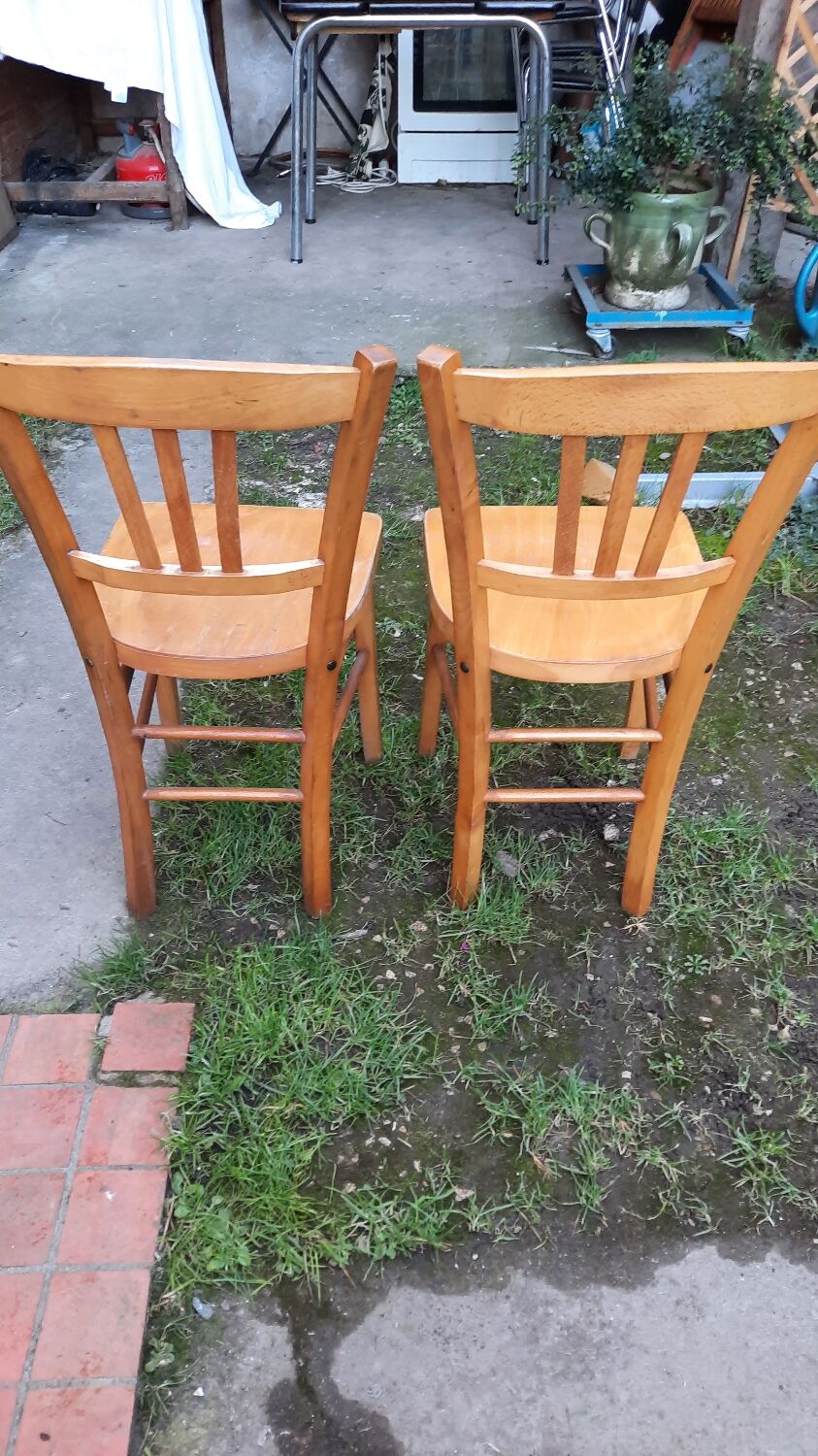 Lot de 8 chaises bistrot