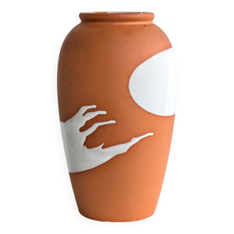 Scheurich Vase | Model 244-22 | West Germany Pottery 1980s