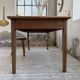 Cherry farmhouse table with spindle legs, 1950s