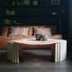 Table en marbre vintage années 80 par Rochebobois