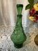 Carafe bouteille en verre italien empoli vert