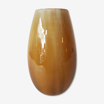 Clement Massier vase late nineteenth enamelled ceramic