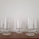 Set of 6 cavalier stemmed glasses