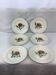6 assiettes plates anciennes made in france digoin