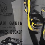 Movie poster "Don't Touch Grisbi" 1954 Jean Gabin