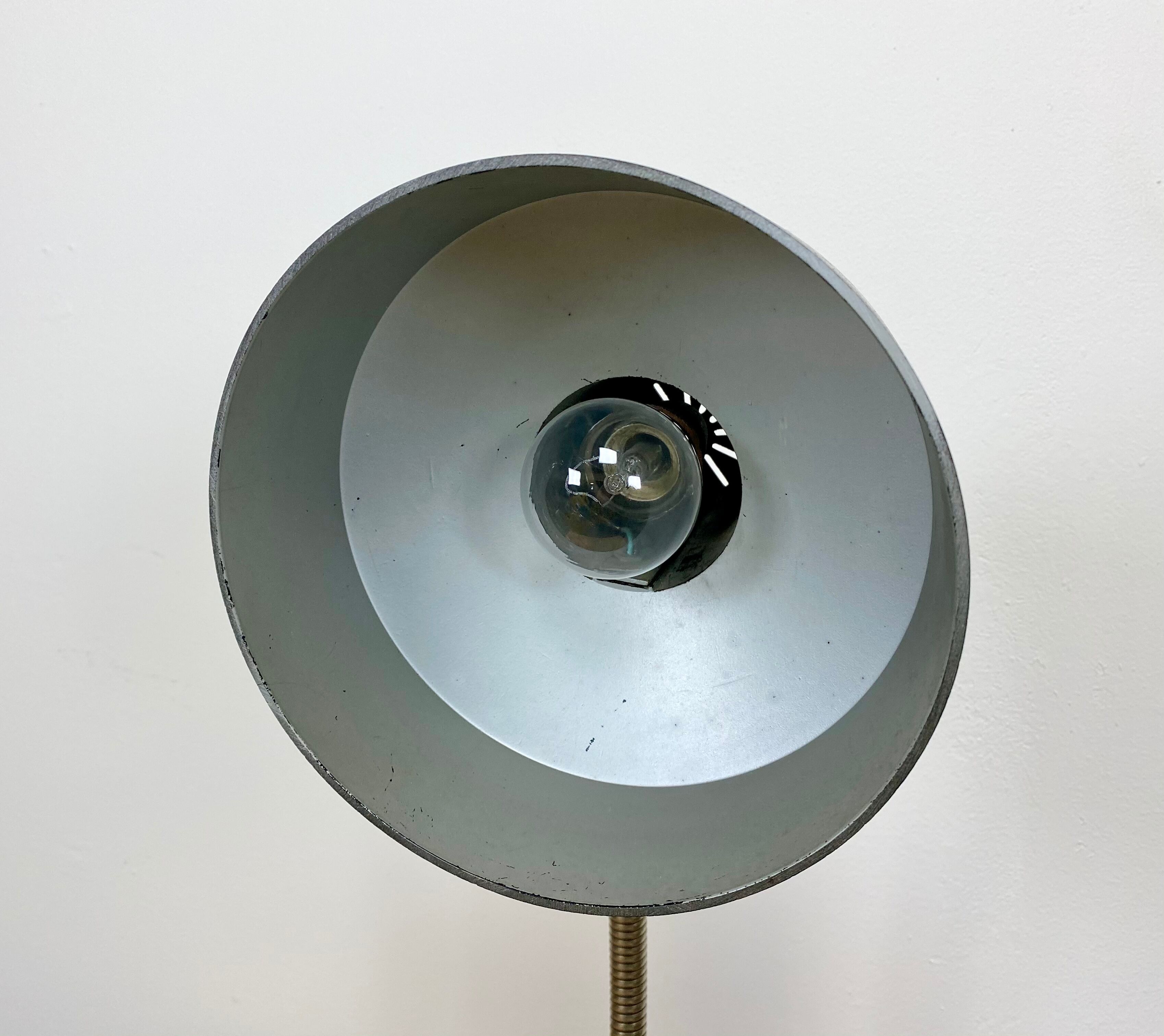 Black bakelite table lamp, 1960s