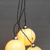 Chandelier 4 glass globes marked Germany Art Deco 1930
