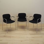 Set of three chairs, Italian design, 1970s, production: Italy