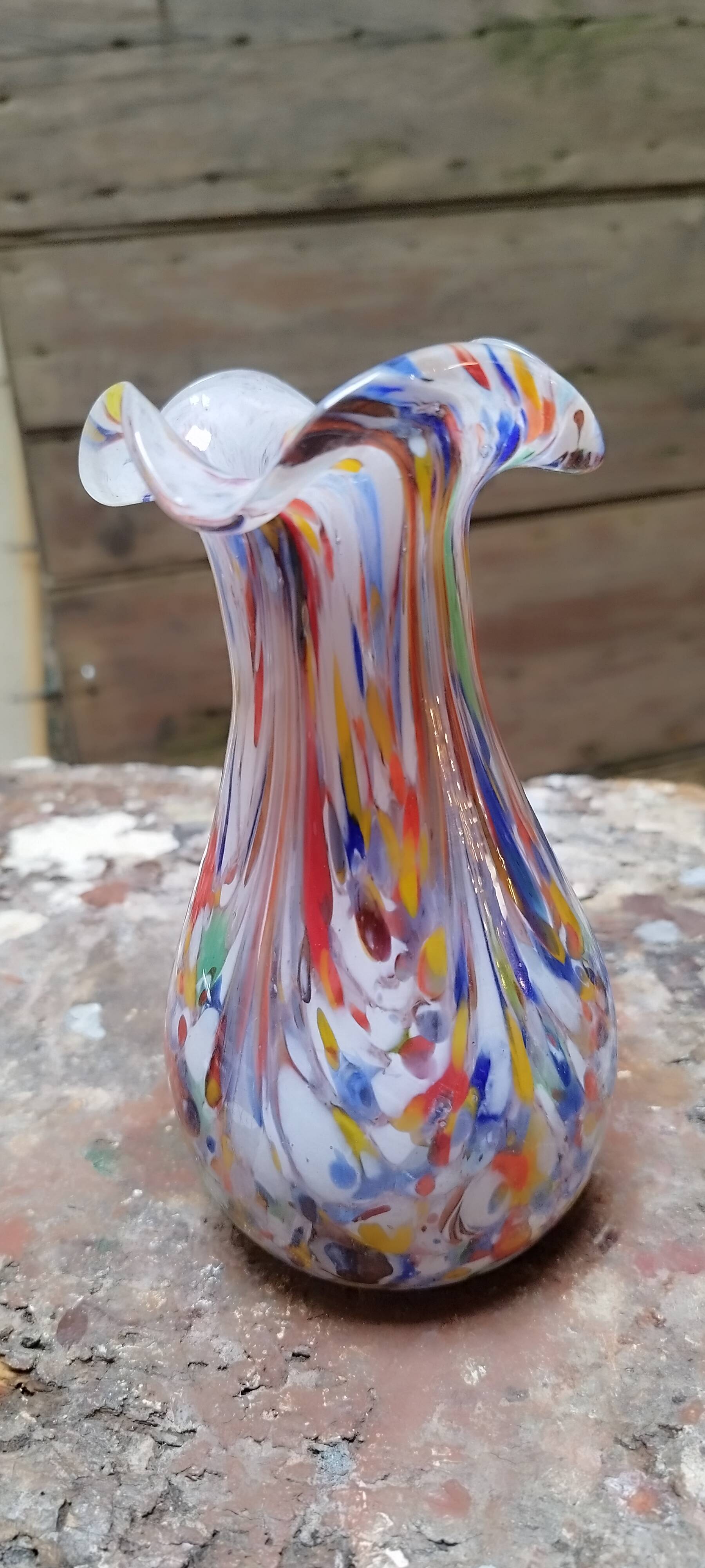 Murano glass vase