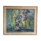 Huile sur toile « bouquet de fleurs »