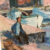 Huile sur toile de Svend Nilsson