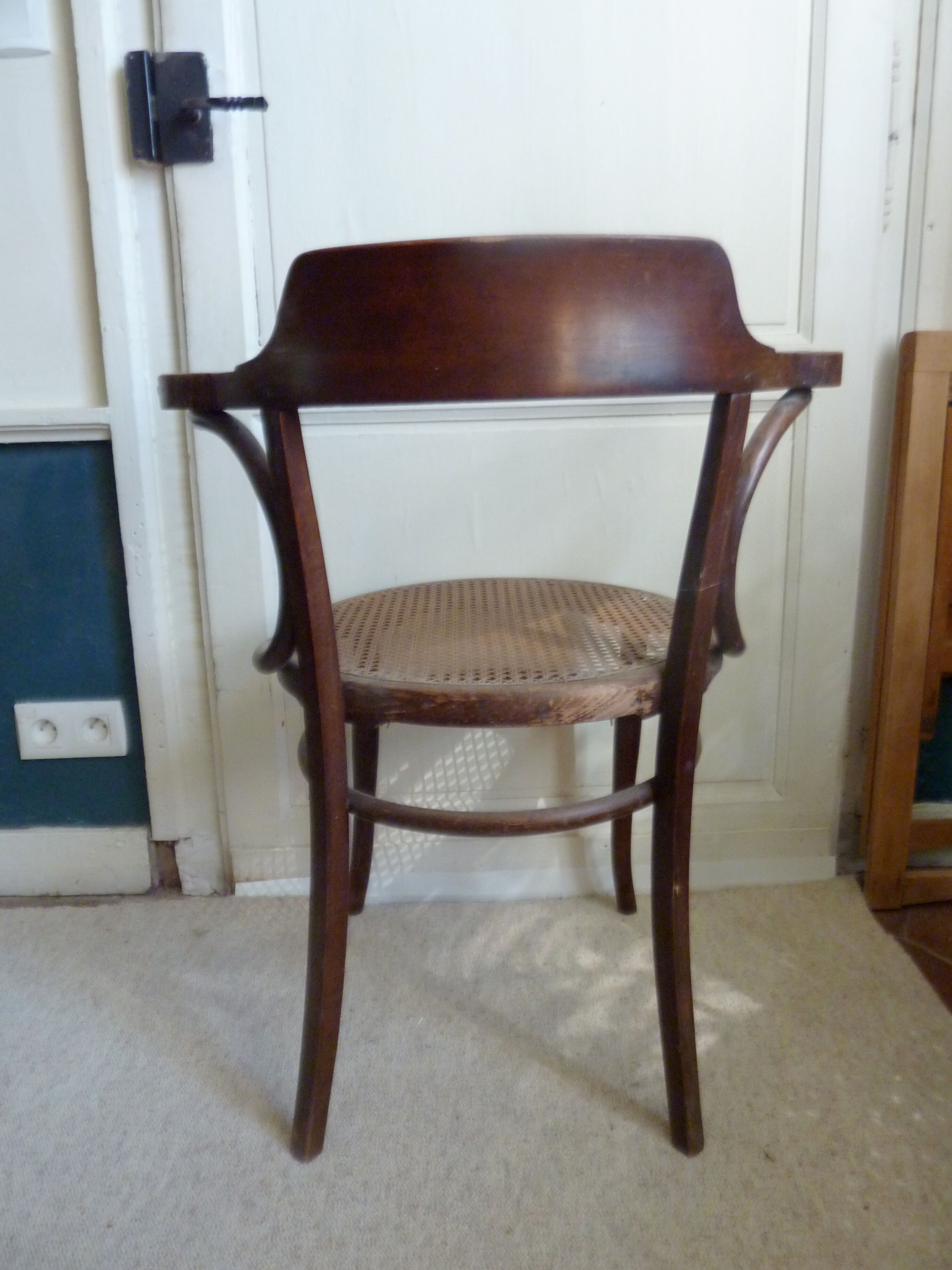 Bentwood and caning Thonet armchair