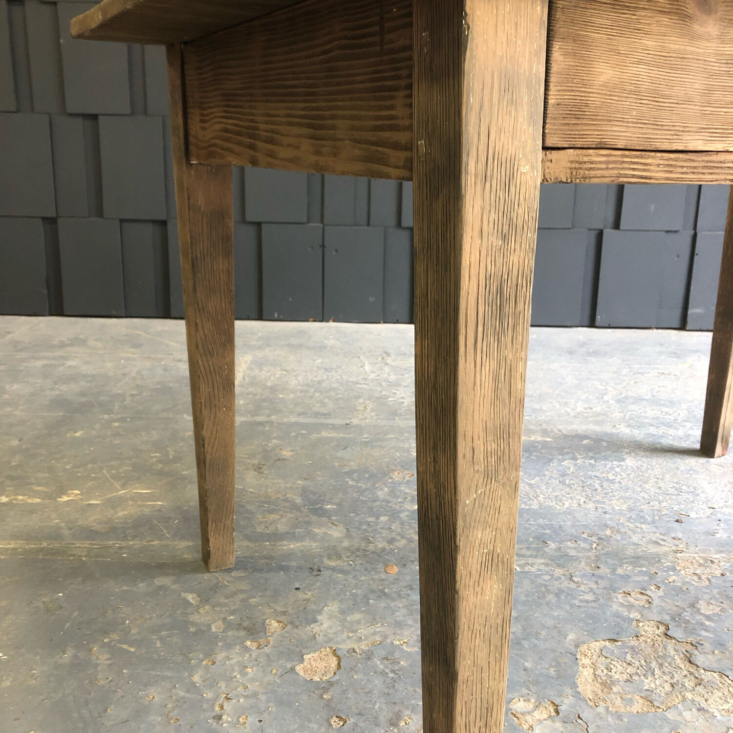 Table de ferme à 2 tiroirs