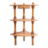 Etagère d'angle en bois