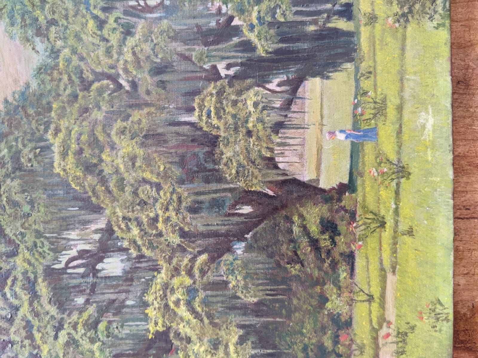 J.Ryck oil painting on cardboard