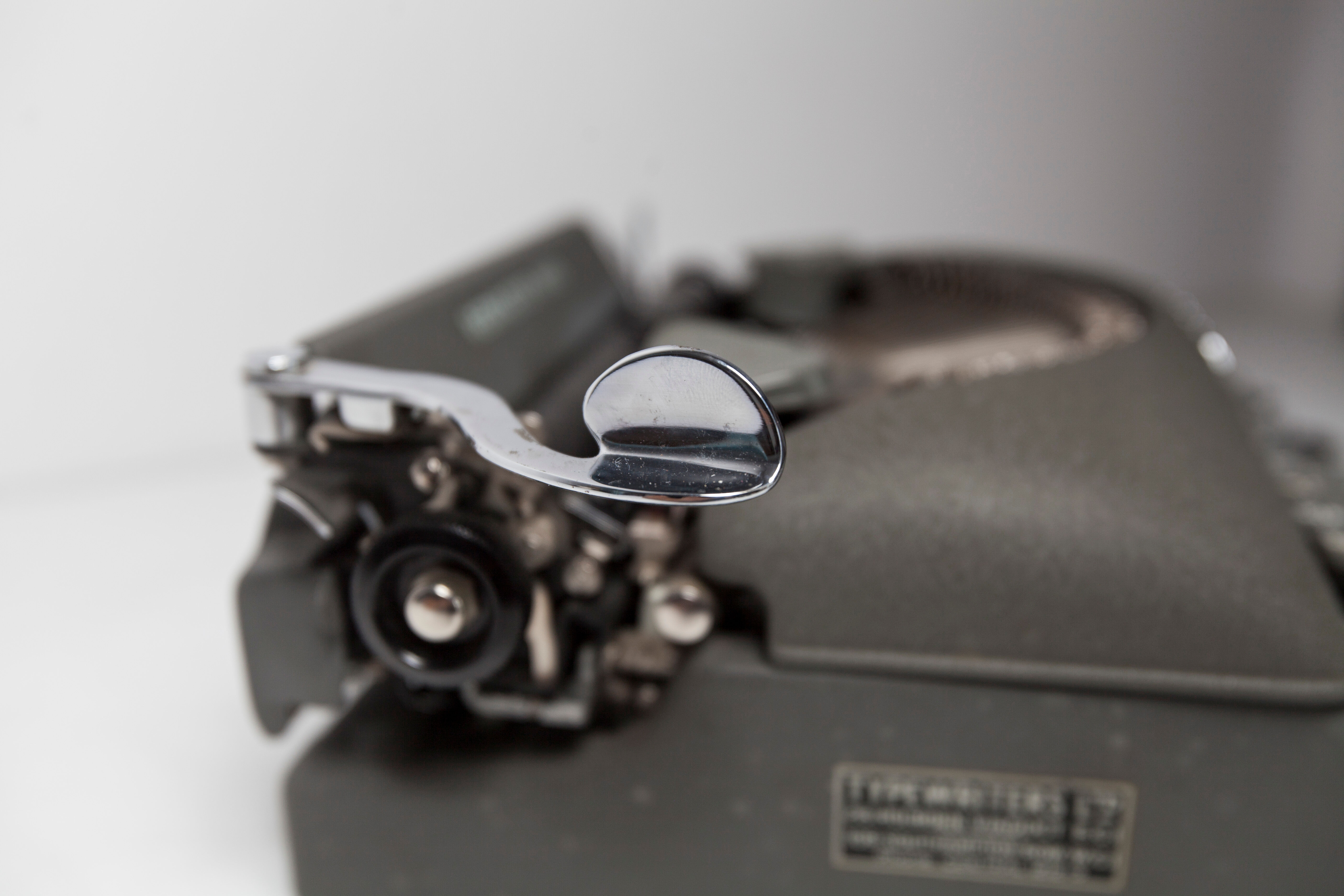 Typewriter Remington rand 1947 deluxe model 5 revised and new ribbon