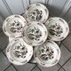 Set of 6 hollow plates Villeroy & Boch model Phoenix years 50-60