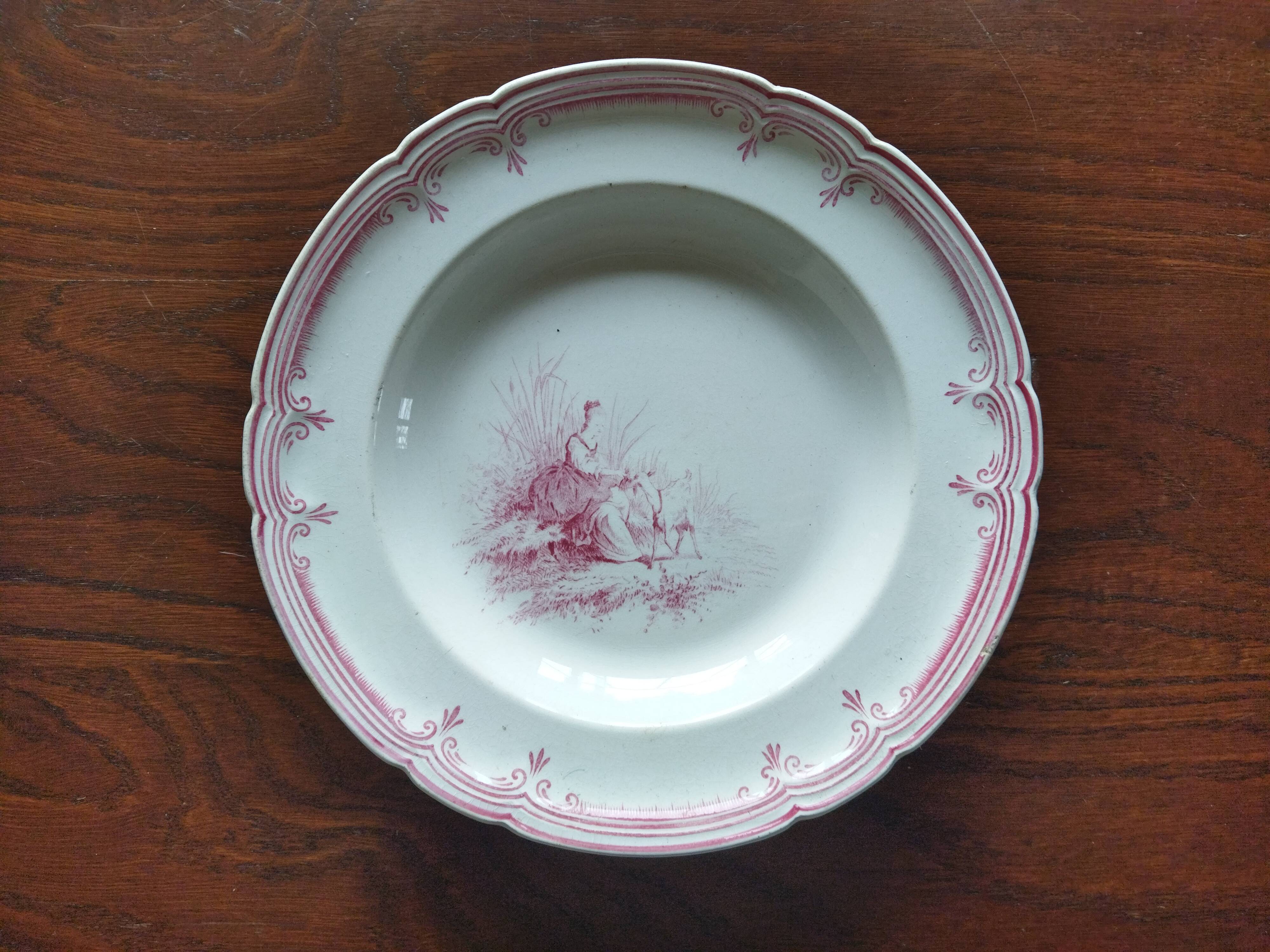 Boulenger & Cie Choisy ironstone deep plate