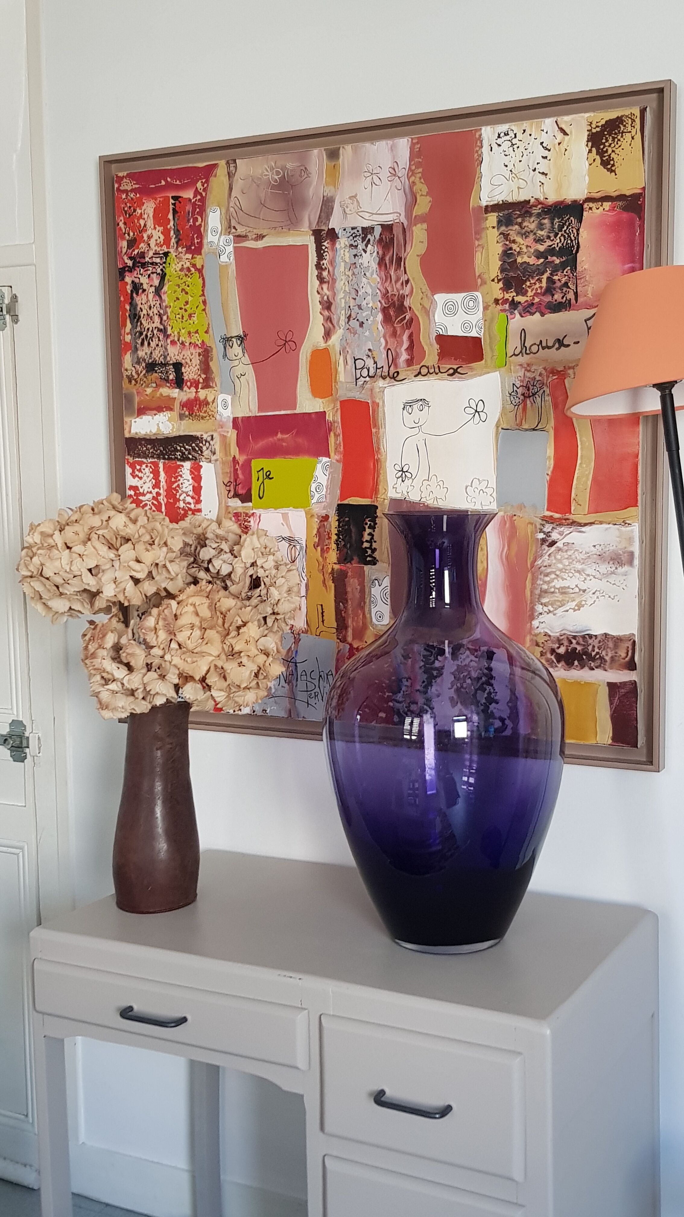Glass vase
