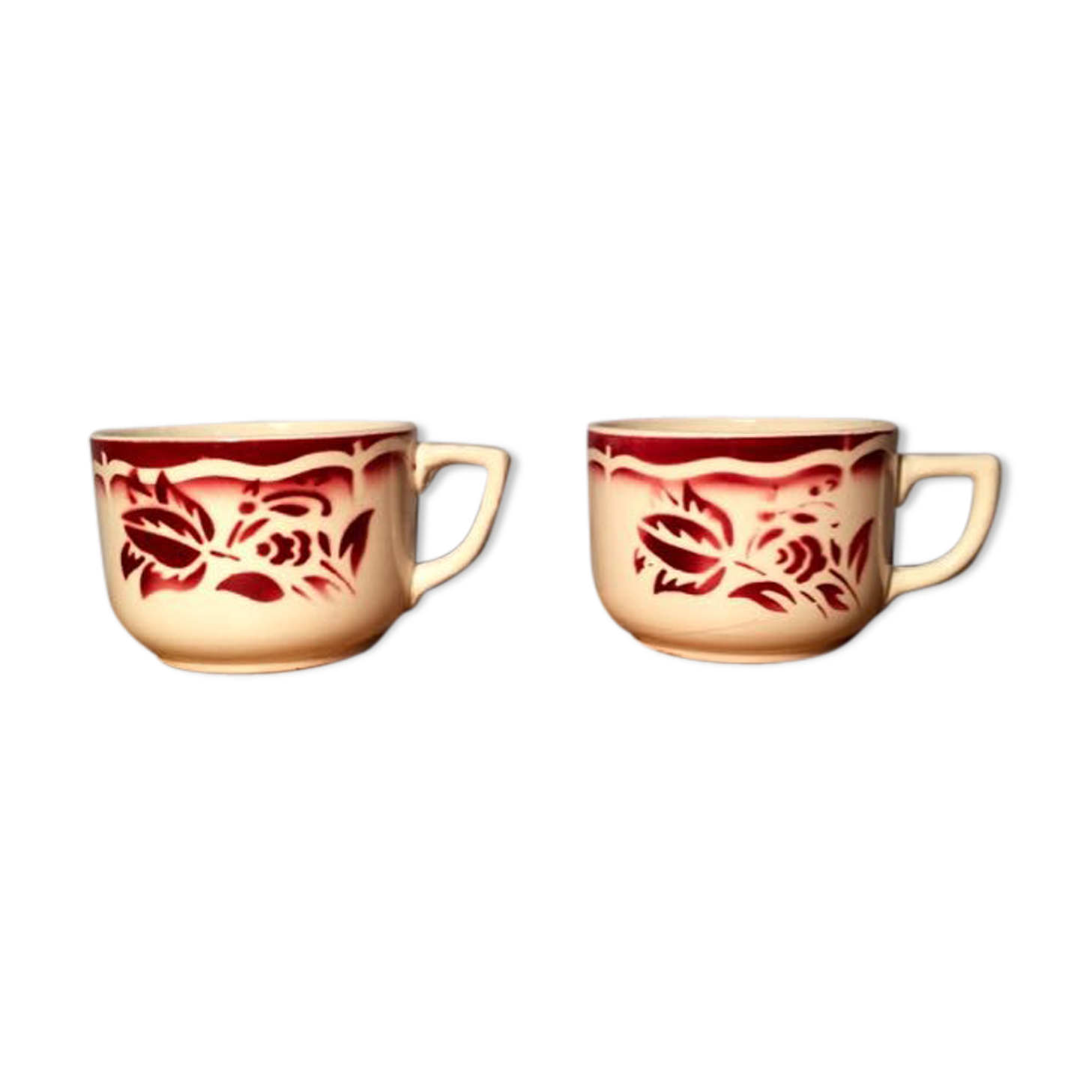 Duo of cups "Saarguemines"