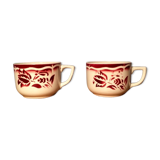 Duo of cups "Saarguemines"