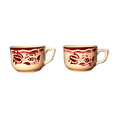 Duo of cups "Saarguemines"