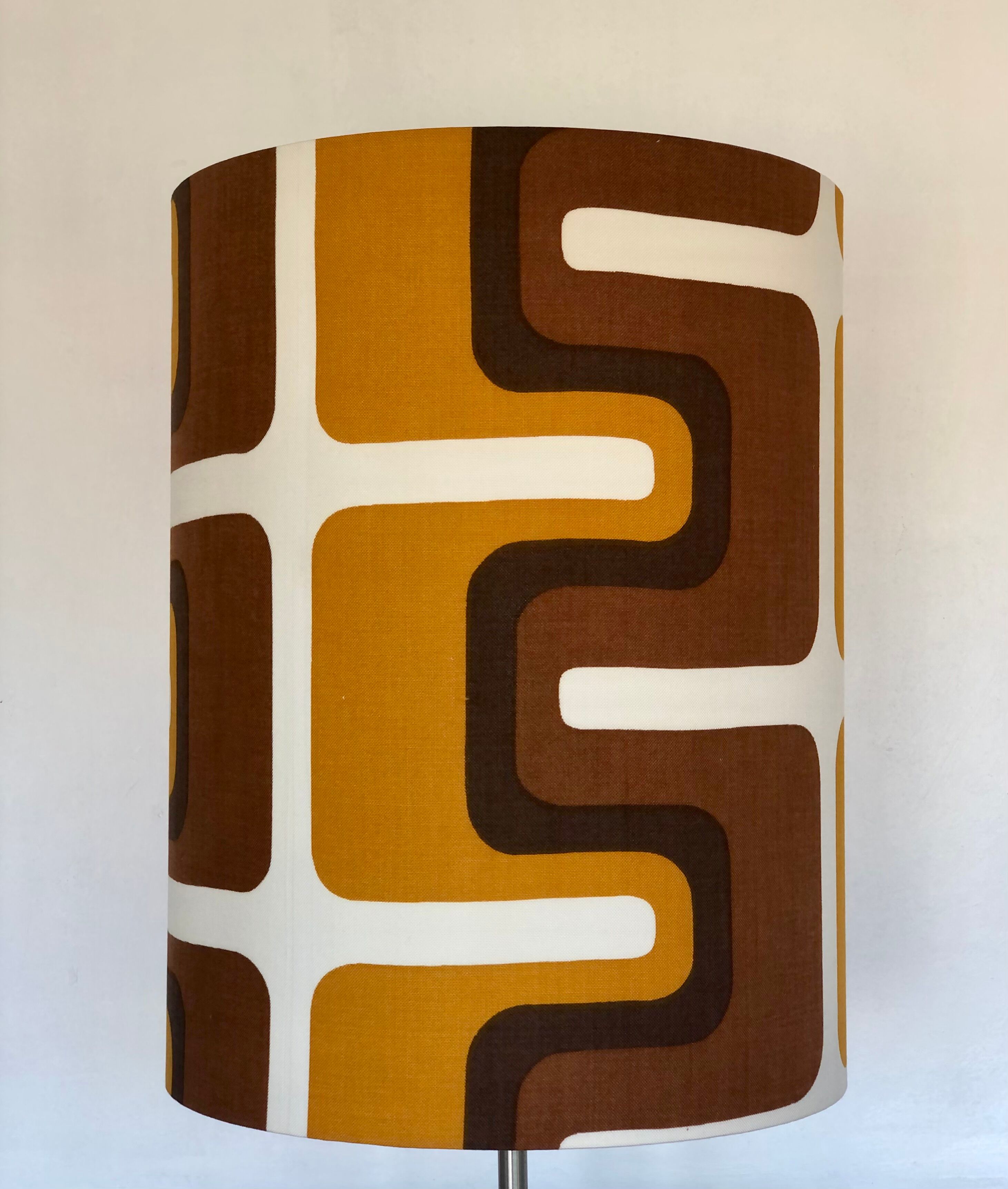 Lampshade Philadelphia H45 D35 - seventies fabric