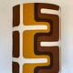 Lampshade Philadelphia H45 D35 - seventies fabric
