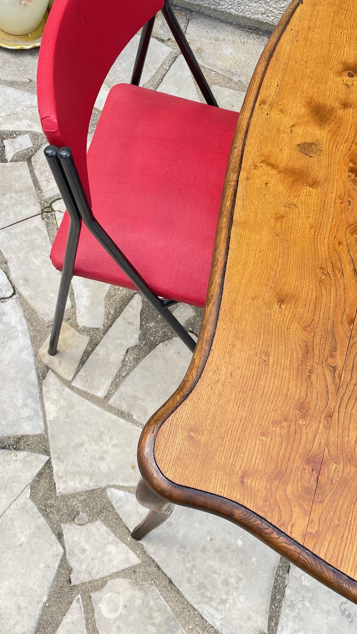 TABLE BUREAU Pieds Courbés